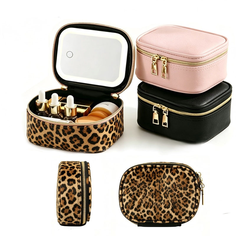 Beauty Preservation Makeup Bag - Portable LED Makeup Storage Bag With
