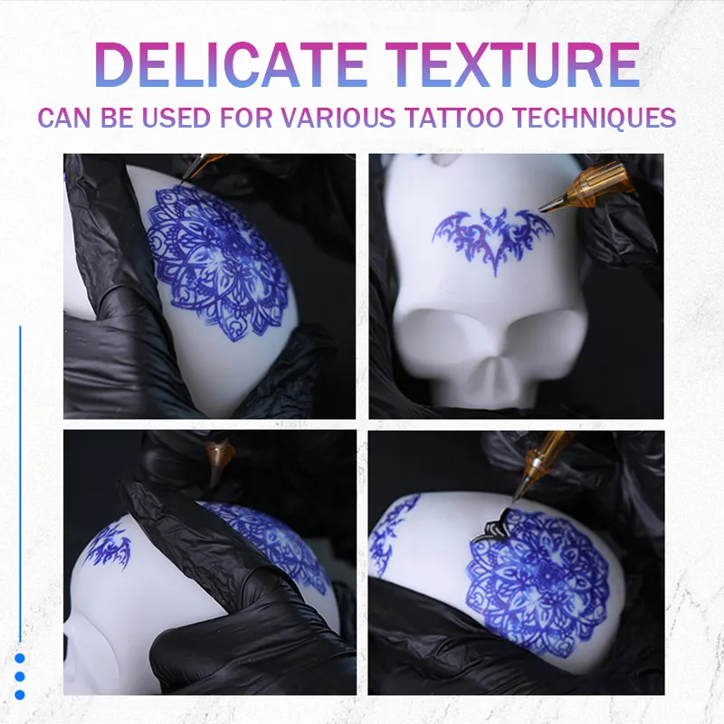 3D Skull Tattoo Practice Skin  - огляд і ціна Beauty Makeup Training