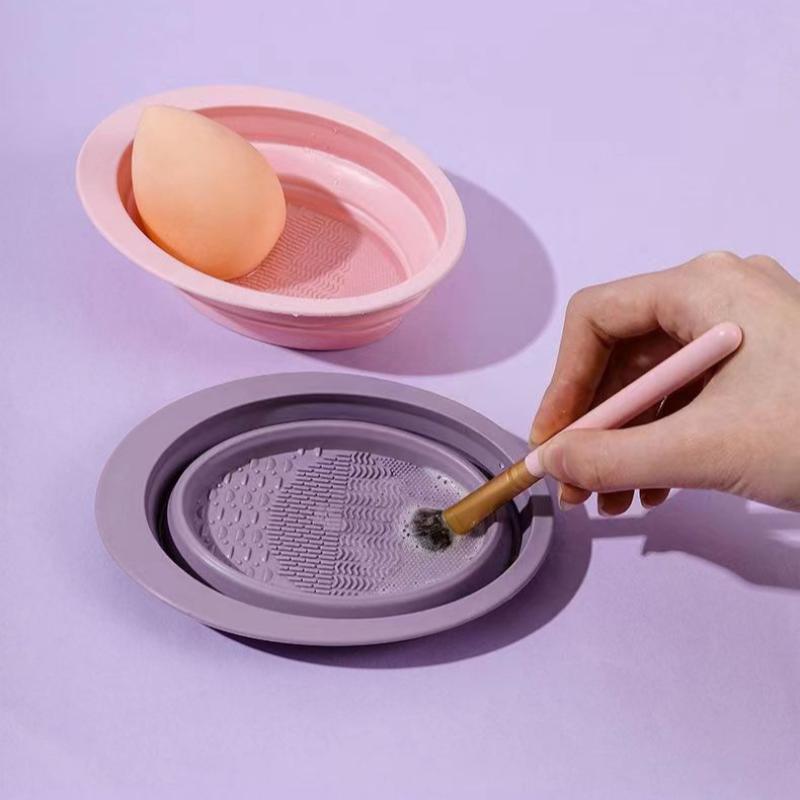 Folding Powder Puff Cleaning B - огляд і ціна Beauty Makeup Eyeshadow