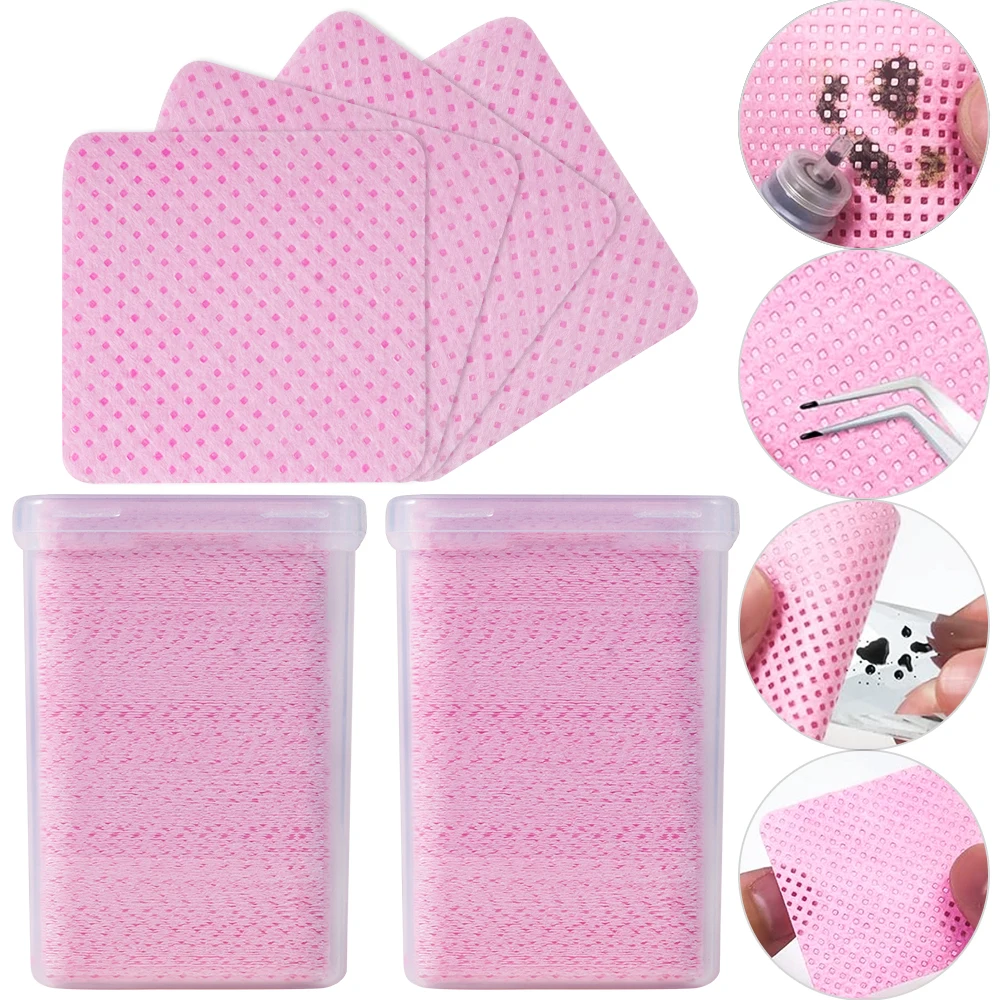 200Pcs Pink Lint-Free Nail Pol - огляд і ціна Gel Nail Polish