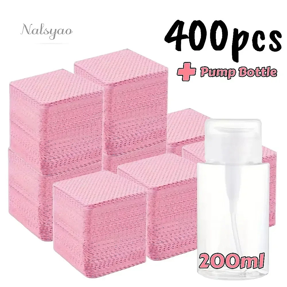 200/400pcs Lint Free Nail Wipe - огляд і ціна Gel Nail Polish