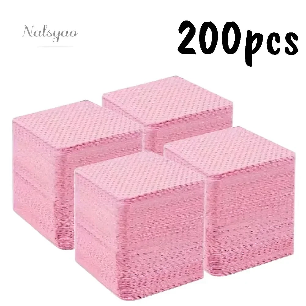 200/400pcs Lint Free Nail Wipe - огляд і ціна Gel Nail Polish