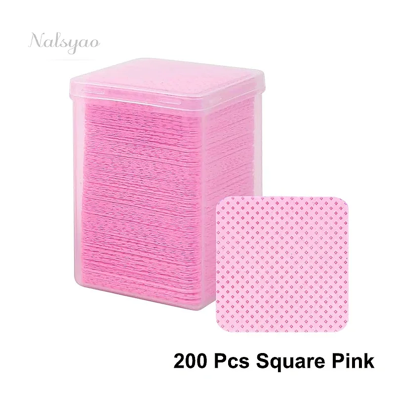 200Pcs Lint Free Nail Cleaning - огляд і ціна Gel Nail Polish