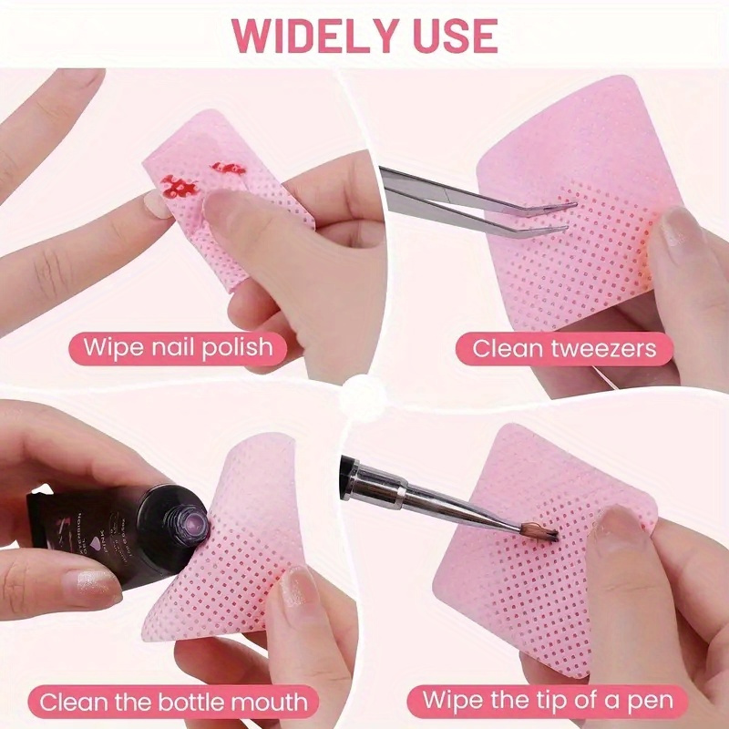 20/600pcs Lint-Free Nail Wipes - огляд і ціна Gel Nail Polish
