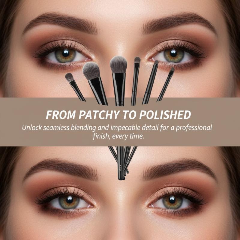5/6/8/10Pcs Eyes Makeup Brushe - огляд і ціна Beauty Makeup Eyeshadow