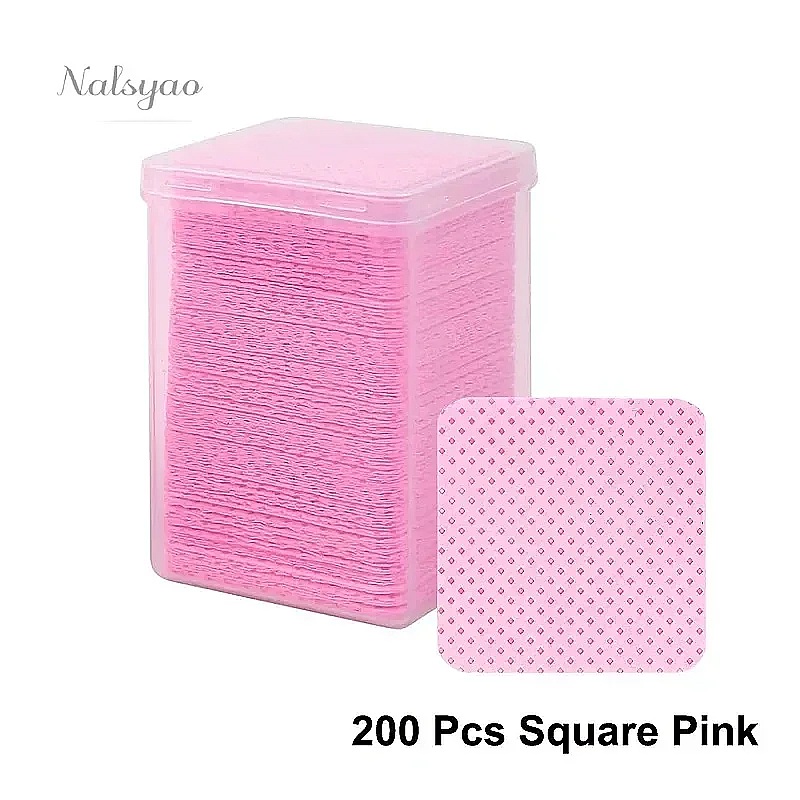 200Pcs Lint Free Nail Cleaning - огляд і ціна Gel Nail Polish
