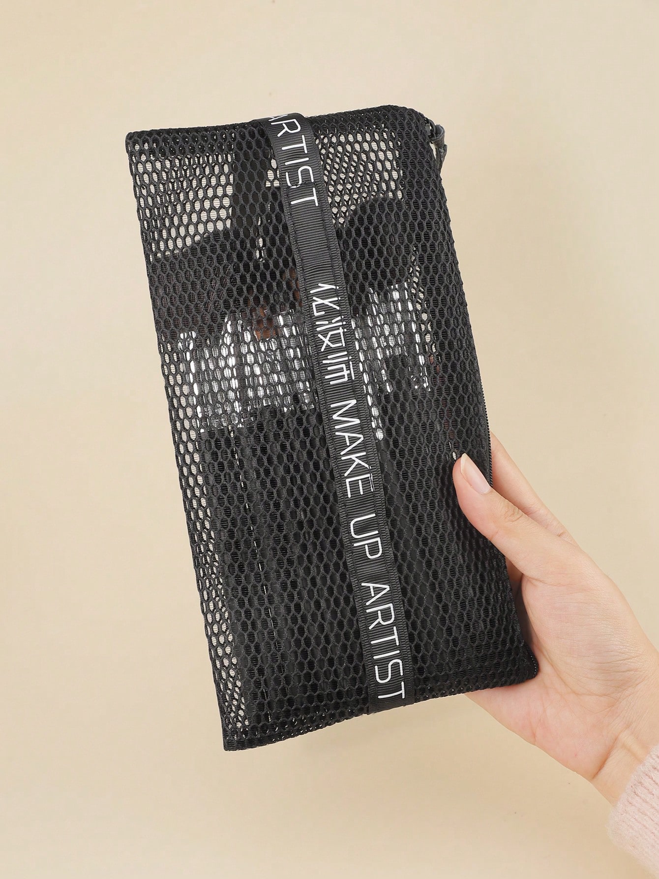 1 Pcs Mesh Makeup Bag Zipper C - огляд і ціна Beauty Preservation Makeup Bag