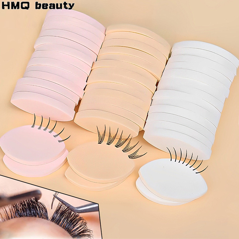 50/10pcs Soft Sponge Fake Eyel - огляд і ціна Beauty Makeup Training