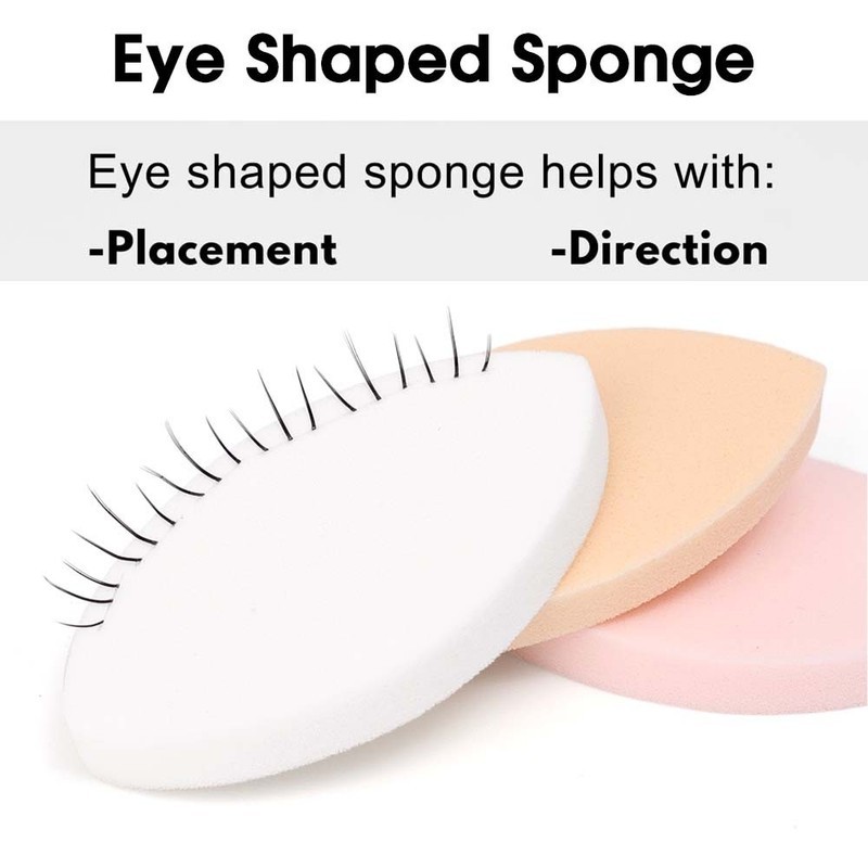 50/10pcs Soft Sponge Fake Eyel - огляд і ціна Beauty Makeup Training